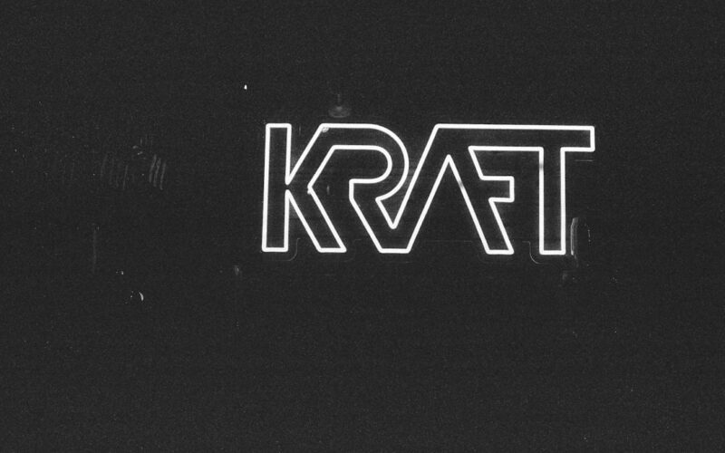 Kraft logo on a black background