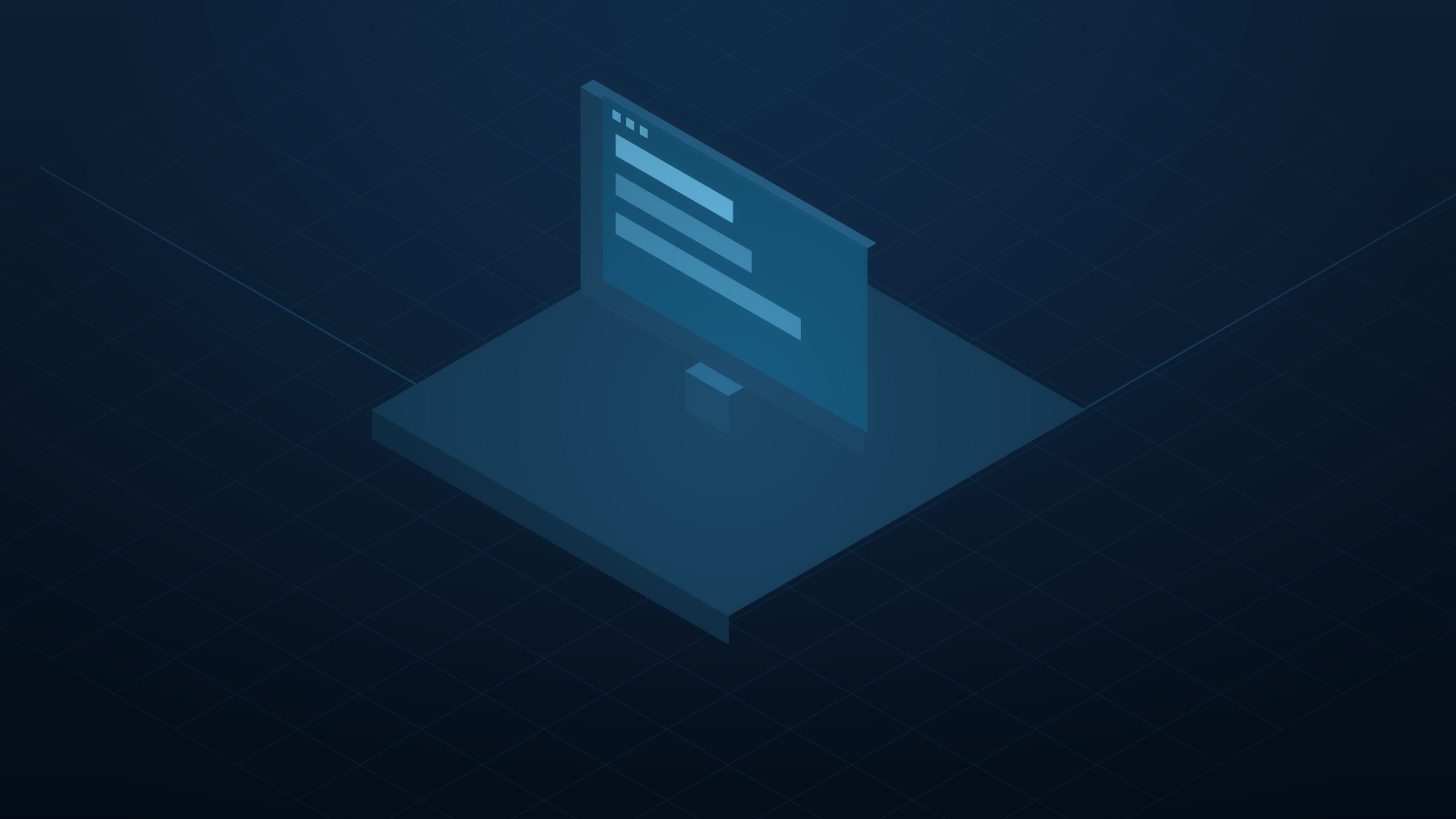 Isometrische illustratie bij het artikel: Mobile first webdesign: wat het is en waarom het jou aangaat