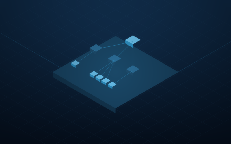 Isometrische illustratie bij het artikel: XML-sitemap of HTML-sitemap: wat is het verschil?